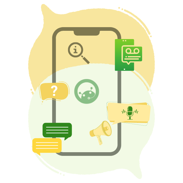 Also known as business texting, Virtual offices, mobile offices, Accounting or finance consultants, hotels, lodging, transportation, and moving businesses love IsOn24 business texting to provide instant customer support from anywhere and everywhere.
Voicemails, Texts, and Online chats altogether. Finally!